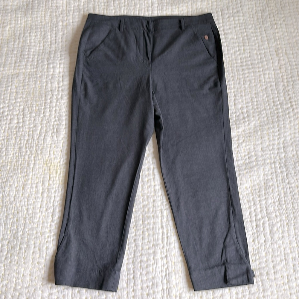 Kit and Ace Wool Cropped Pants with Ankle Clasp